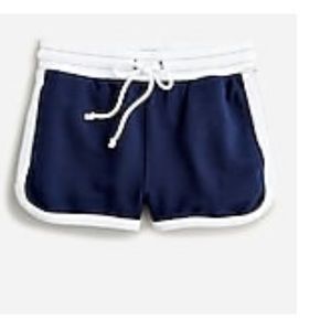 J. Crew Navy and White Athletic Shorts